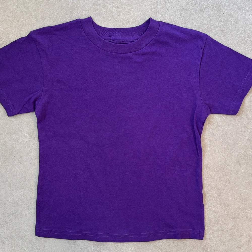 💜3/$15 Adidas Purple Kids T-Shirt - New without tags